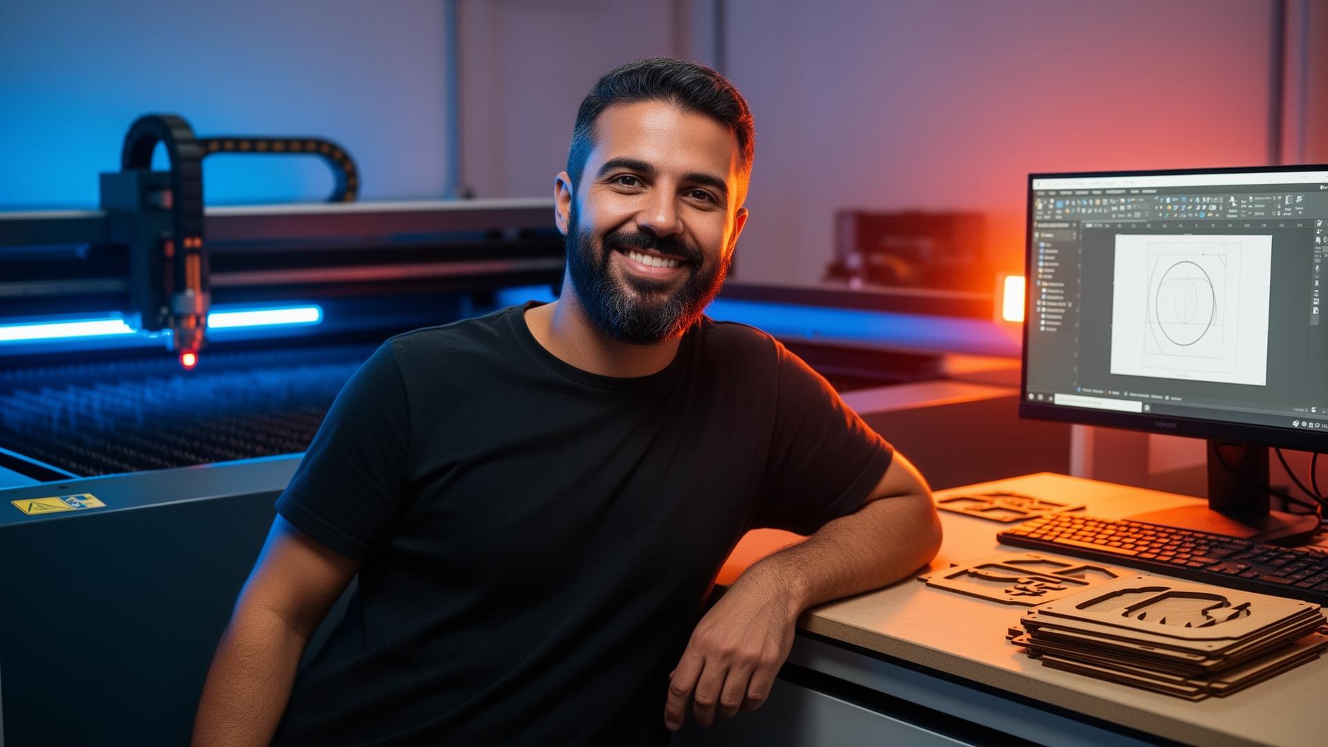 Rafael Mendes — especialista em corte laser e CNC