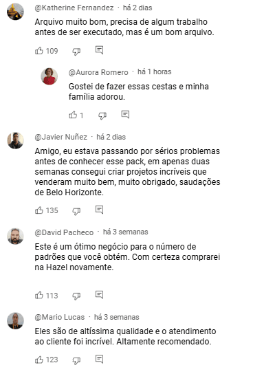 Avaliação real de cliente 1